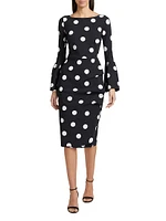 Addax Polka Dot Cocktail Dress
