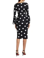 Addax Polka Dot Cocktail Dress