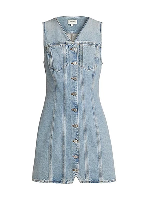 Trina Denim Sleeveless Minidress