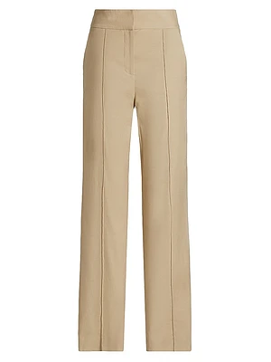 Cruz Linen-Blend Pants