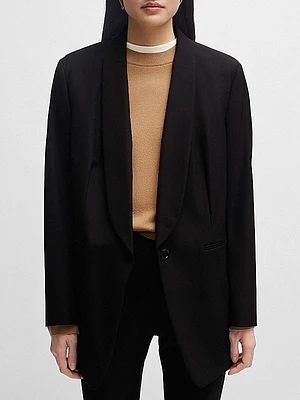 Regular-Fit Jacket in Performance-Stretch Fabric