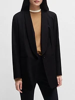 Regular-Fit Jacket in Performance-Stretch Fabric