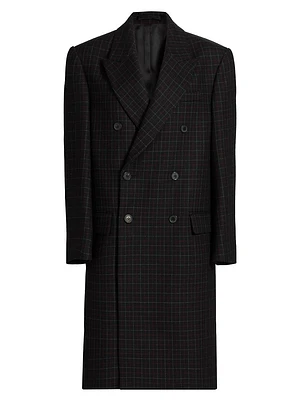 Oversized Double-Breasted Coat