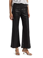Clifford Cropped Metallic Denim Pants