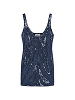Hargen Sequin Embellished Minidress