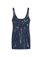 Hargen Sequin Embellished Minidress