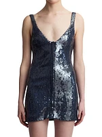 Hargen Sequin Embellished Minidress