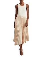 Marnie Pieced Pleated Dress