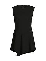 Asymmetric Compact Knit Top