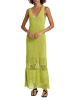 Ensenada Crocheted Cotton Maxi Dress