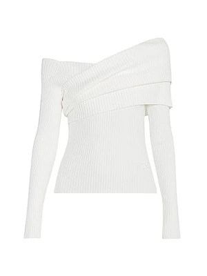 Twist Rib-Knit Sweater