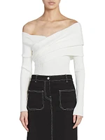 Twist Rib-Knit Sweater