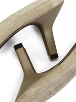 55MM Leather Slingbacks