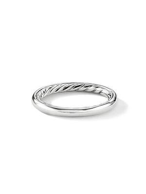 DY Eden Band Ring in Platinum, 2.5MM