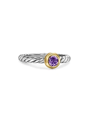 Petite Cable Ring Sterling Silver