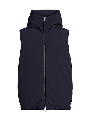 Hooded Zip-Up Vest