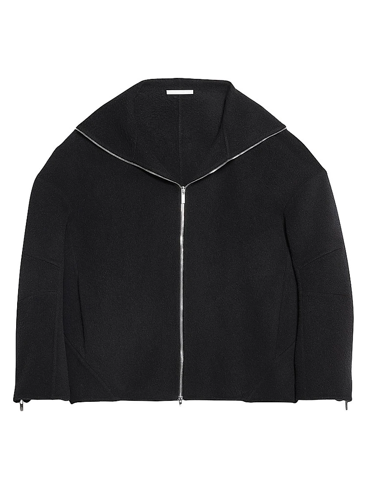 Wool Hooded Coat