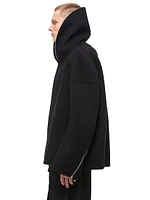 Wool Hooded Coat