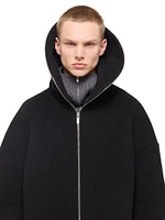 Wool Hooded Coat