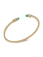 Petite Helena Cablespira Bracelet 18K Yellow Gold