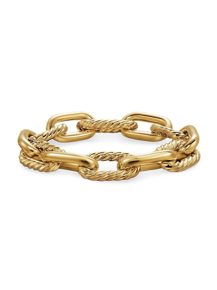 DY Madison Chain Bracelet 18K Yellow Gold, 13.5MM