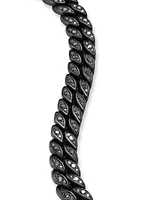 Curb Chain Bracelet Black Titanium