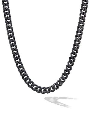 Curb Chain Necklace Titanium
