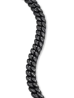 Curb Chain Bracelet Black Titanium