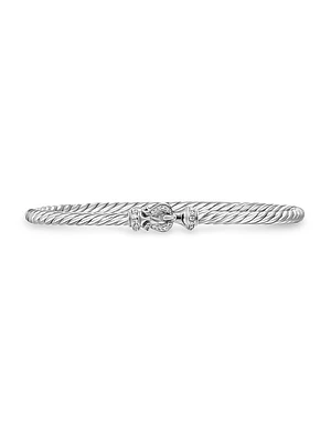 Buckle Classic Cable Bracelet Sterling Silver