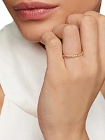 DY Cable Band Ring 18K Rose Gold, 2mm