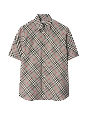 Check Cotton Shirt
