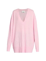 Larana Silk-Blend V-Neck Sweater