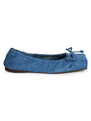Les Ballerines Denim Ballet Flats