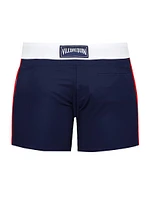 Colorblocked Stretch Swim Trunks