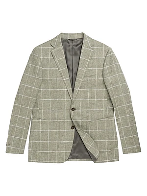Rossmore Check Cotton-Blend Slim-Fit Two-Button Blazer