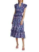 Bukola Printed Tiered Dress