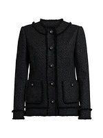 Wool-Blend Tweed Jacket