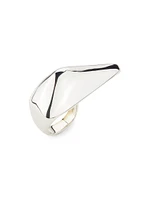 Silvertone Claw Ring