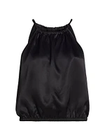 Silk Charmeuse Halter Top