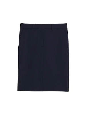 Wool Pencil Skirt
