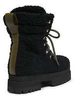 Acacia Teddy Lace-Up Hiking Boots