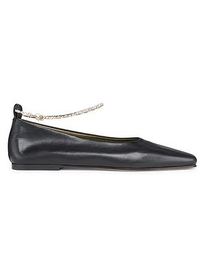 Augusta Leather Ballet Flats