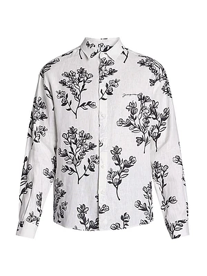 Simon Floral Cotton Shirt