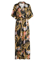 Winny Seashell Wrap Maxi Dress