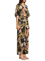 Winny Seashell Wrap Maxi Dress