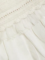 Cari Crochet Applique Top