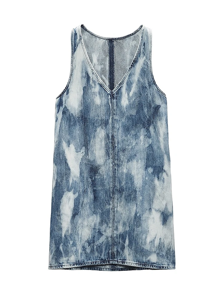 Naia Tie-Dye Denim Minidress