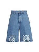 Anagram Denim Shorts