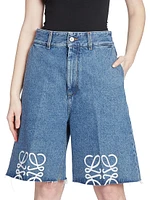 Anagram Denim Shorts
