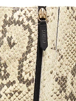 Dellia 65MM Snake-Embossed Leather Boots